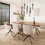 Dining table Sable 215 cm - Mango wood Sand 