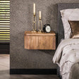 Bedside Tables - Floating Bedside Table Maria Set of 2 Mango wood - Dimehouse