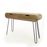Dressing table Jasmine DH Interior Mango LxWxH 124x35x28 Mango wood White photo diagonal front view