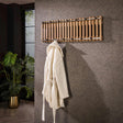 Coat racks - Coat rack Vera 13 Hooks Mango wood Sand color - Dimehouse