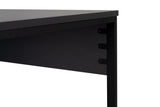 Bureaus - Bureau antraciet met zwart - 240x60 cm - Melamine - Twin - Dimehouse