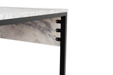 Bureaus - Twin Study Desk Studie Bureau Freesia Marble Black 240x60 cm Melamine - Dimehouse