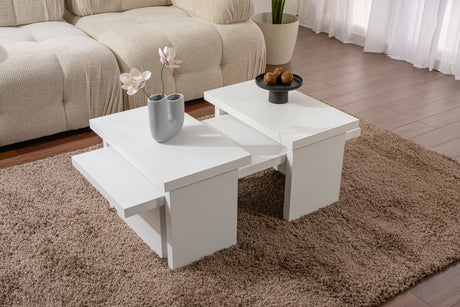 Coffee Table White Melamine Rebellion 