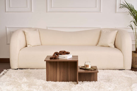 Coffee Table Walnut Melamine Eterna 