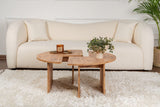 Round Coffee Table Moari Atlantic Pine Wood Melamine 90 cm 