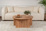 Round Coffee Table Moari Atlantic Pine Wood Melamine 90 cm 