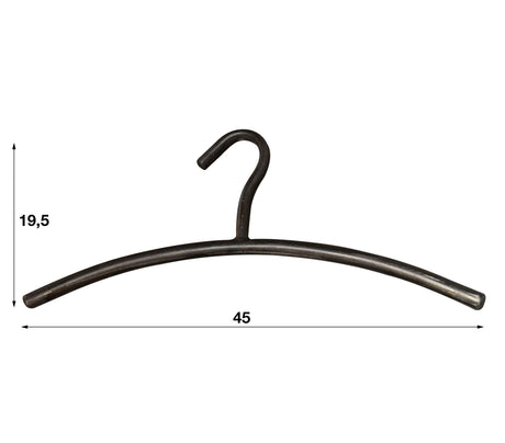 Wardrobe Wallpaper Metal Black