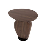 Side Table Acacia Glaze Brown 45x36x50 cm 