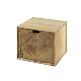 Floating Nightstand Acacia Wood Nova with 1 Drawer - 30x25x29 cm 