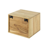 Floating Nightstand Acacia Wood Nova with 1 Drawer - 30x25x29 cm 