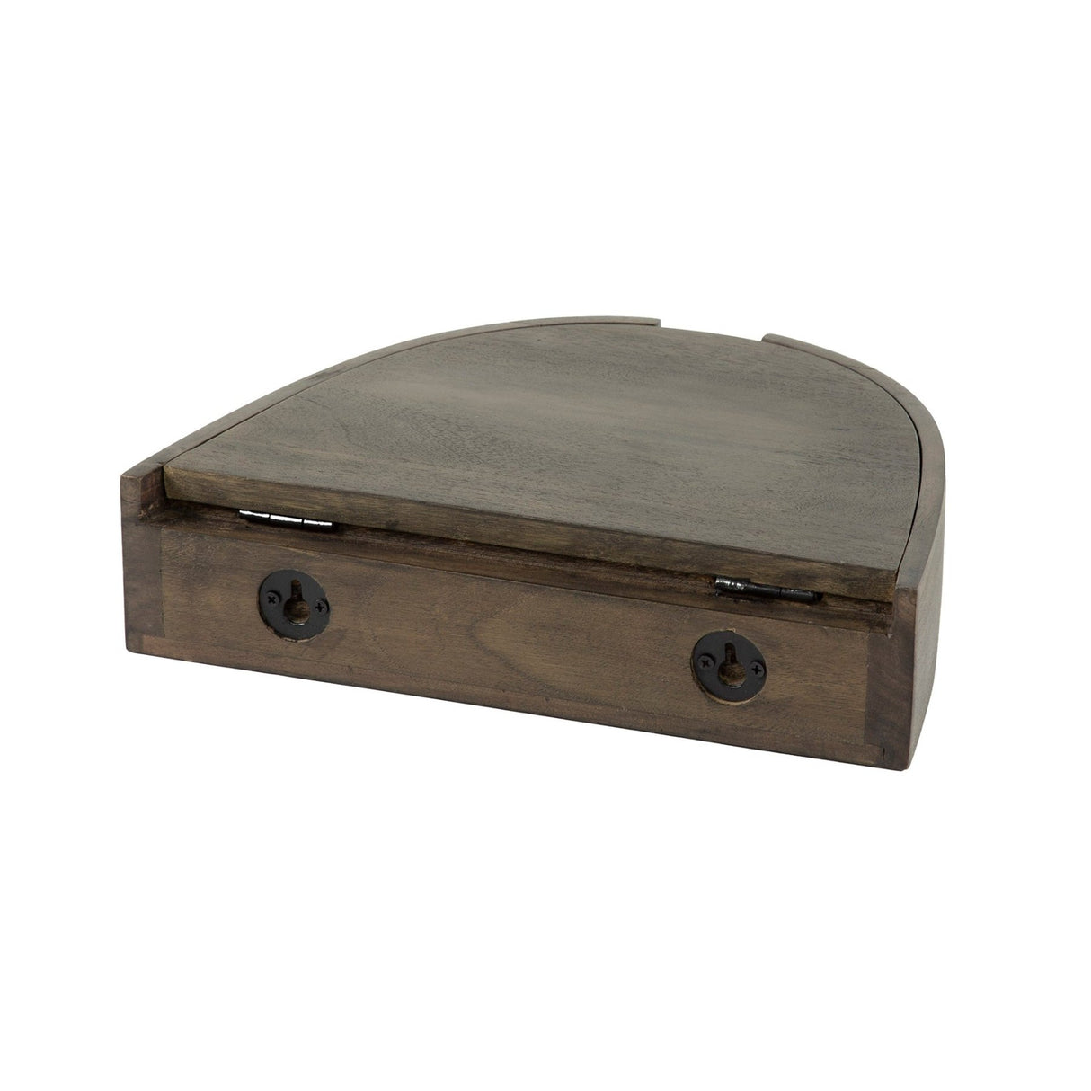 Floating Half-Round Nightstands Set of 2 – Acacia 