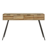 Bosco Coffee Table Solid Teak Weathered 120x30x76 cm 