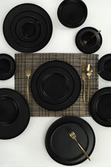 TY038120F956A000000MAP2400 Matte Black 100% CERAMIC STONEWARE 27 cm wide