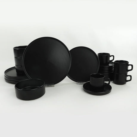 TY038120F956A000000MAP2400 Matte Black 100% CERAMIC STONEWARE 27 cm wide