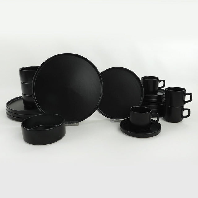 TY038120F956A000000MAP2400 Matte Black 100% CERAMIC STONEWARE 27 cm wide