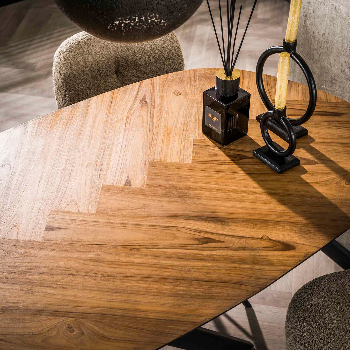 Armeta Coffee Table organic 140 cm Teak veneer 