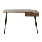 Dressing Table Elin - Solid Acacia Drift Brown 120 cm 