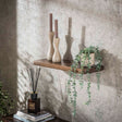 Wall shelves - Wall shelf Noa 60 cm Solid Acacia wood Drift Brown - Dimehouse