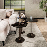 Side Table Copper Glow M – Antique Copper, 50x42x55 cm 