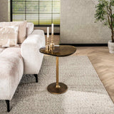 Side table Aurora M - Antique Gold 50x55 cm 