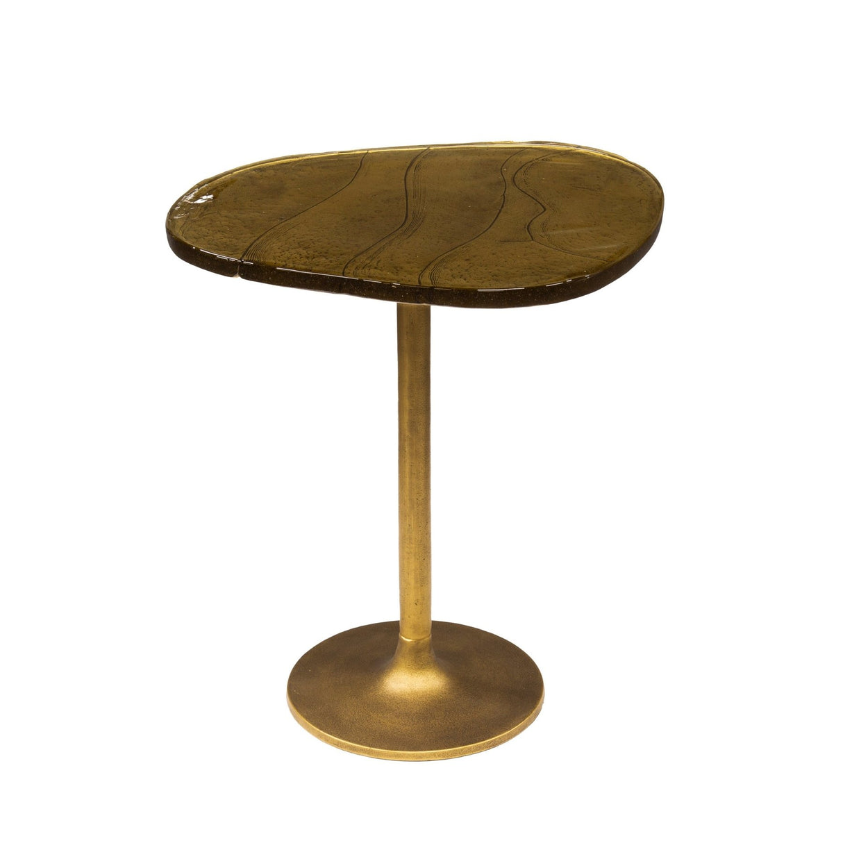 Side table Aurora M - Antique Gold 50x55 cm 
