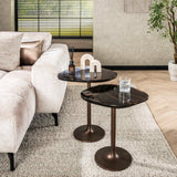 Side table Aris S – Antique Copper 53x42x50 cm 