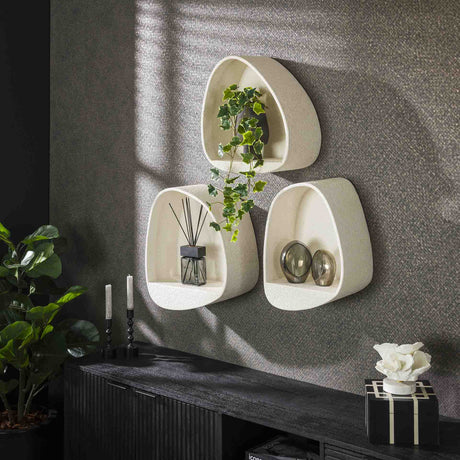 Wall rack Zaya Organic Marble Composite