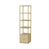 Boekenkast Robbins Gold Goud Eik Melamine 39x160x39 cm