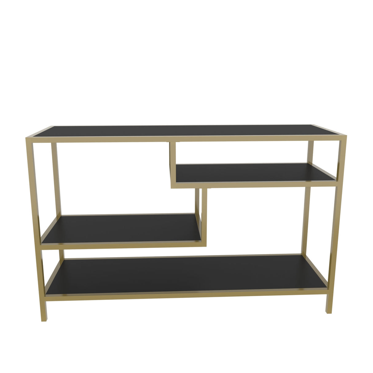 TV Meubel Robbins Gold Goud Antraciet Melamine 120x75x39 cm