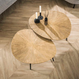 Arno Coffee Table Set of 2 €77-€60 organically antique gold 