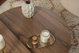 Orion coffee table Walnut and White 90x60 cm Walnut White Melamine 