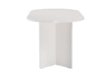 Oval dining table White melamine - Japandi - 180x89.5x75 cm - Sota