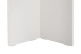 Oval dining table White melamine - Japandi - 180x89.5x75 cm - Sota