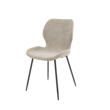 Set of 4 Dining Chairs Bouclé Shawn