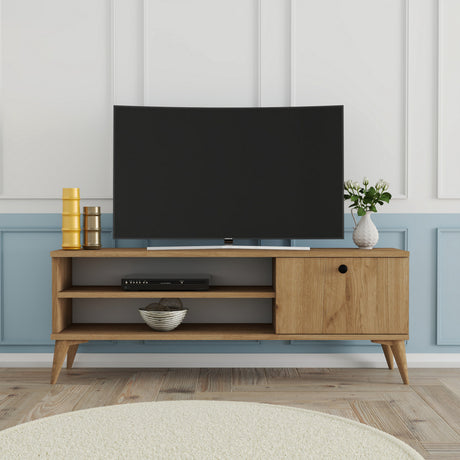 TV furniture retro 1562 oak melamine 120x44.6x cm