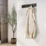 Nordic Coat Rack 7 Hooks Drift Brown 