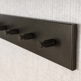 Nordic Coat Rack 9 hooks Drift brown 
