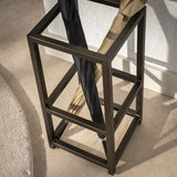 Sable Parasol base square Drift Brown H53 cm 