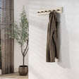 Coat racks - Coat rack Borea Ceramic travertine 6 hooks 60 cm - Dimehouse