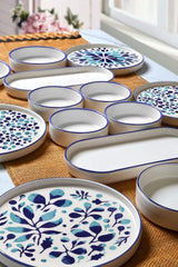 MCH09211 Blue White 100% CERAMIC 19 cm wide