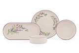 Lavanta 14 White Purple Green 100% CERAMIC 19 cm wide