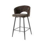 Set of 2 Alba Tissee Cargo Brown Bar Stools 