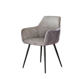 Dining chair Rivo Rib Rock Silver Rib fabric Seat 