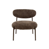 Juno Armchair - Fabric Brown - Compact & Comfortable 