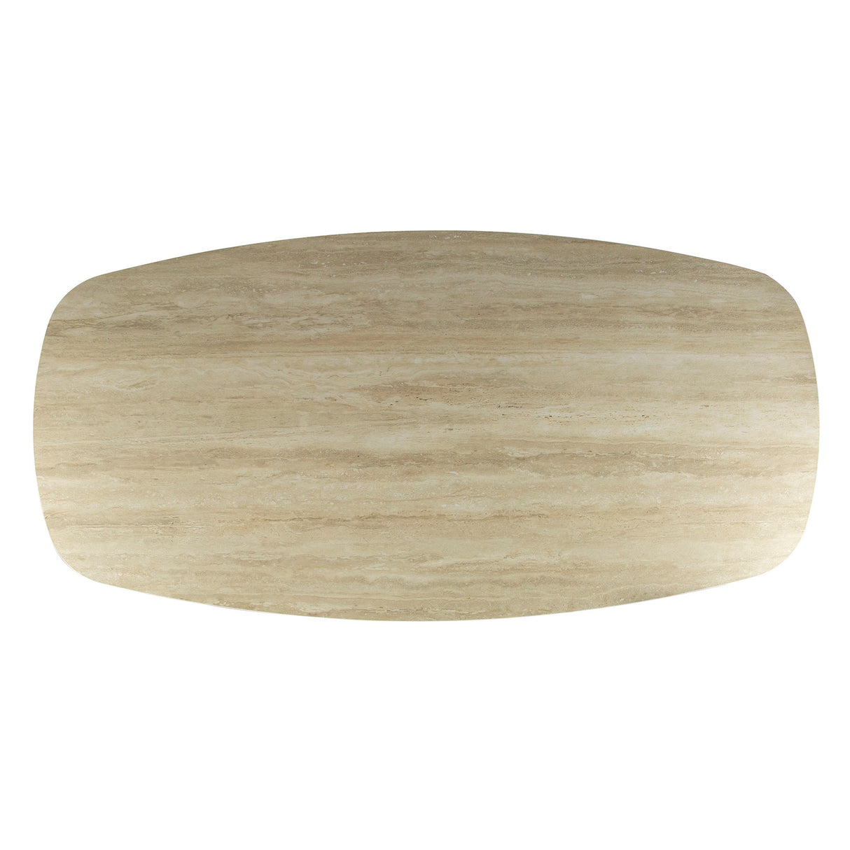Aureo Oval Dining Table 180 cm Travertine Ceramic 