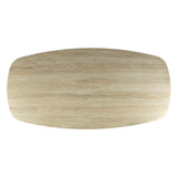 Aureo Oval Dining Table 180 cm Travertine Ceramic 