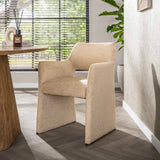 Set of 2 Capri Jaroq sand dining chairs 