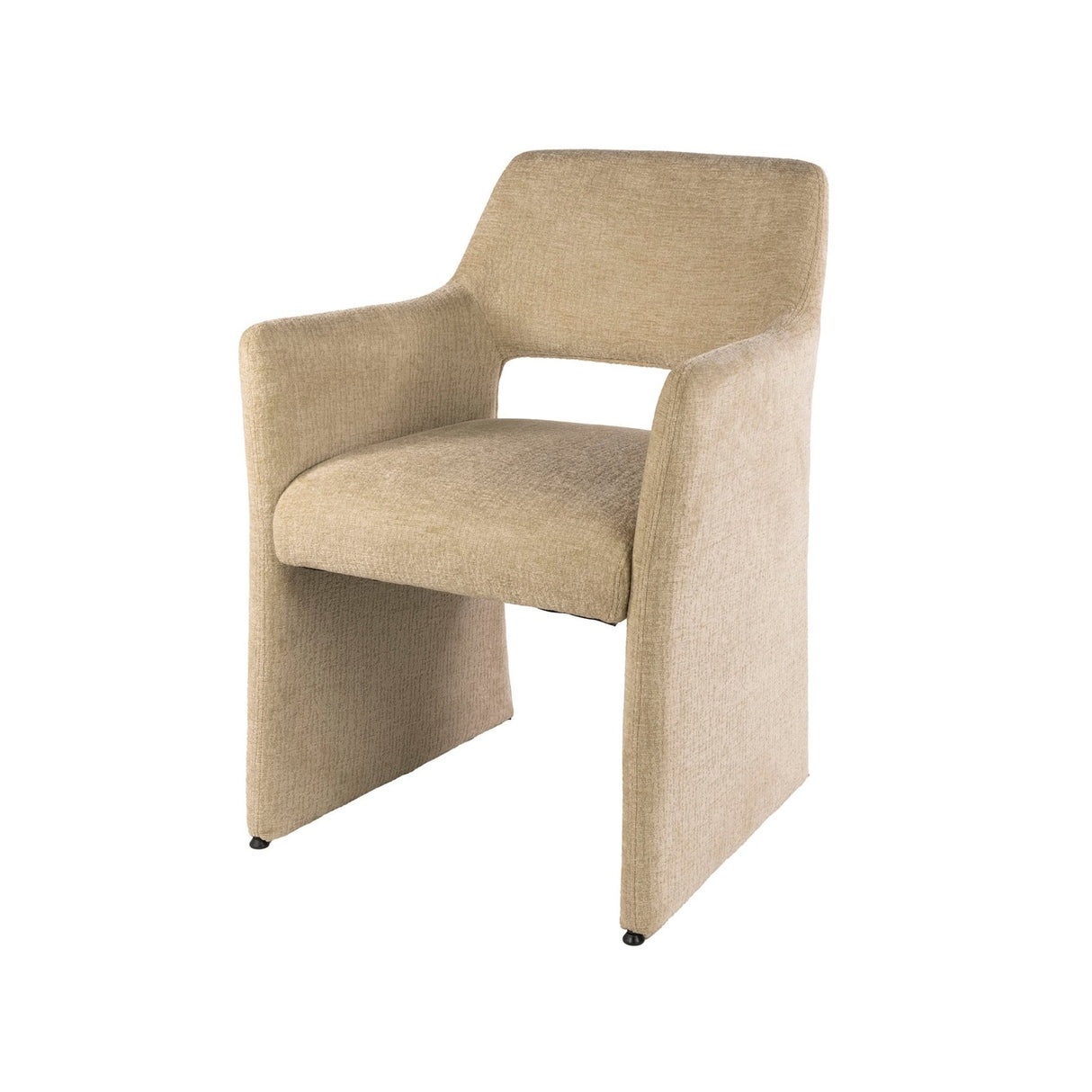 Set of 2 Capri Jaroq sand dining chairs 
