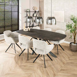 Springo Dining Chair Swivel Eagle Cream 