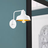 Wall Lamp White Metal Allure 